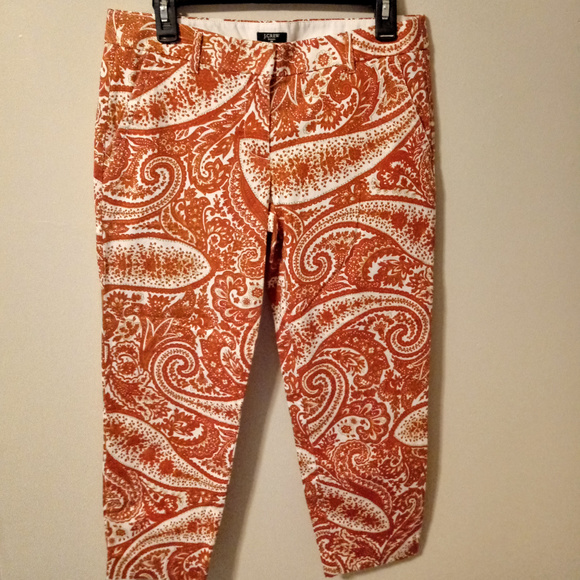 J. Crew women's stretch city fit size 6 Capri's - Picture 1 of 3